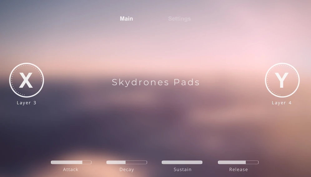 Skydrones Pads interface